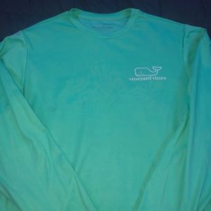 Bright Green Vineyard Vines Long-sleeve T-Shirt